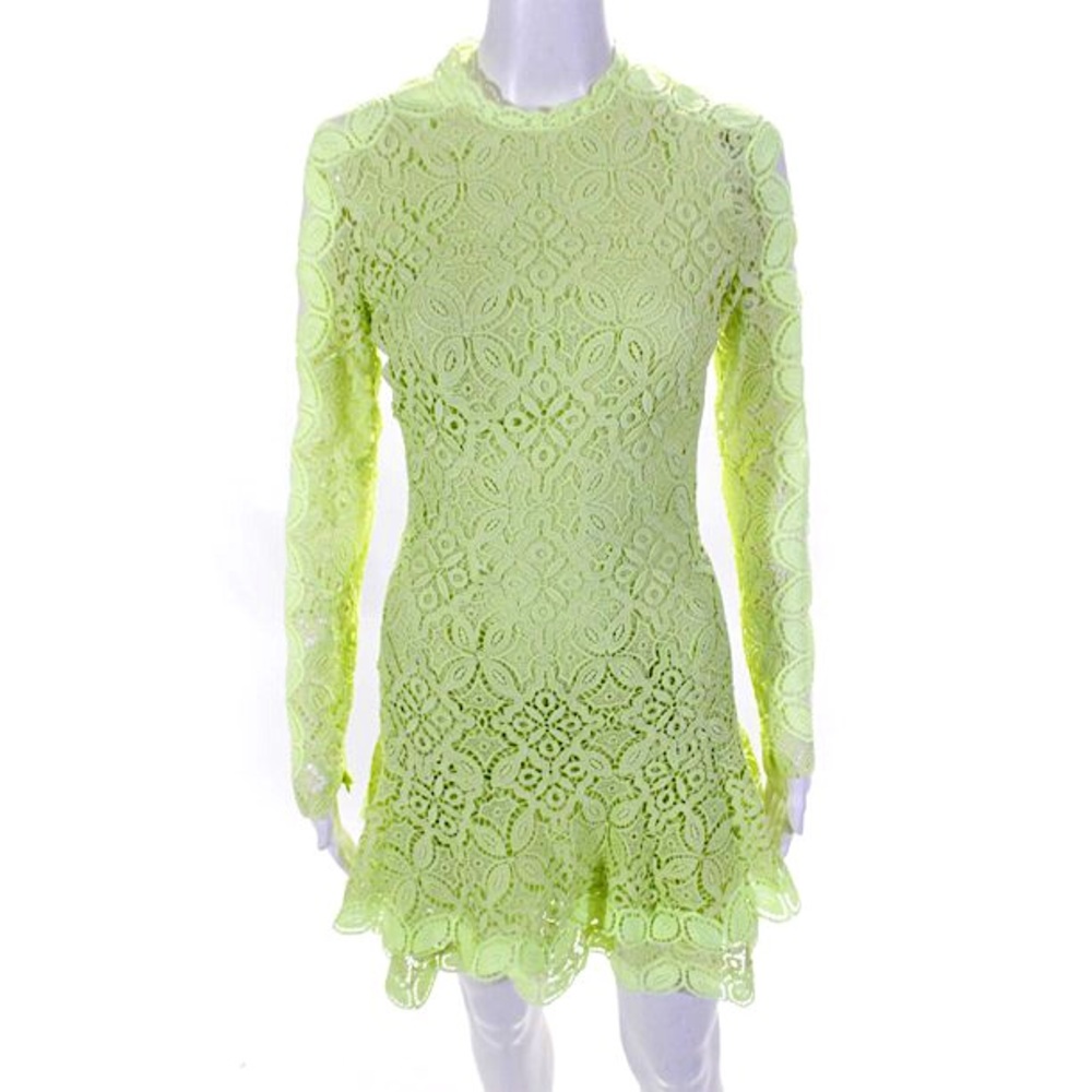 JONATHAN SIMKHAI Guipure Lace Mini Dress XS NWT